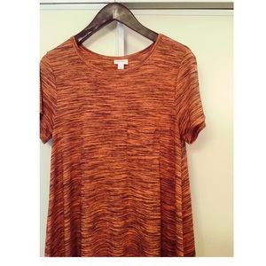 EUC Lularoe Small Carly - Tiger Stripe Heathered